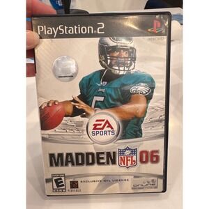 Madden NFL 06‎ PlayStation 2 Game Disc Case Complete Tested